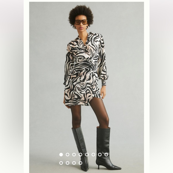 Anthropologie Dresses & Skirts - Anthropologie NWT Printed Wrap Dress Size 0.